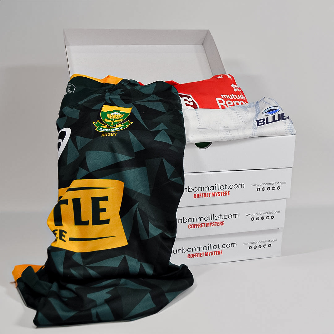 A caixa mistério de camisola de râguebi - Criança 🏉