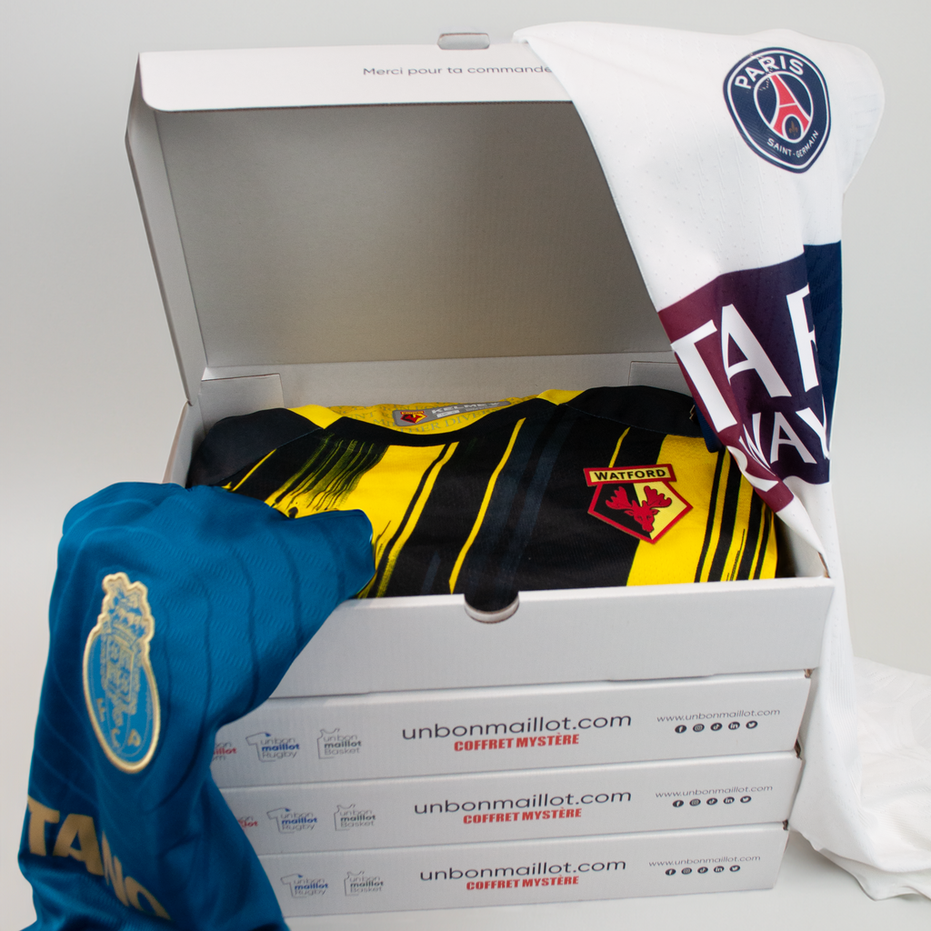 A caixa mistério de camisolas de futebol 👕