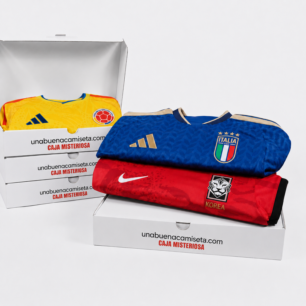 Caixa surpresa de camisola de seleção ⚽️