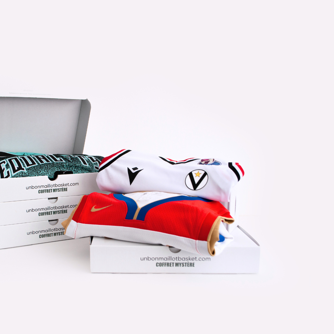 A box de camisolas mistério de Basquetebol para mulher 👩 👕